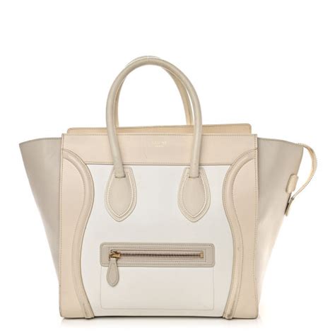 CELINE Smooth Calfskin Small Tri